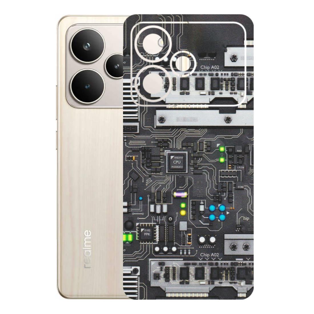 Realme Phone Skins (All Models) - Motherboard Internals - Matte Finish (M-135) Realme P4 5G