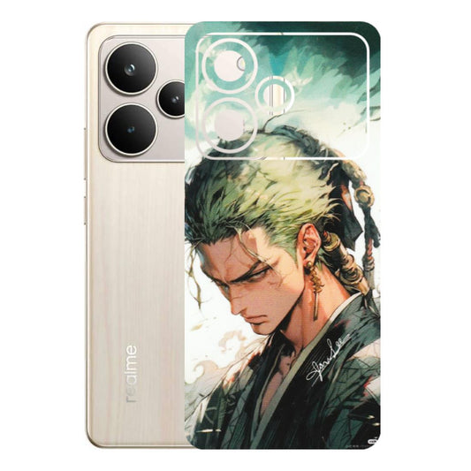 Realme Phone Skins (All Models) - New Roronoa Zoro One Picece Anime - Matte Finish (M-140) Realme P4 5G