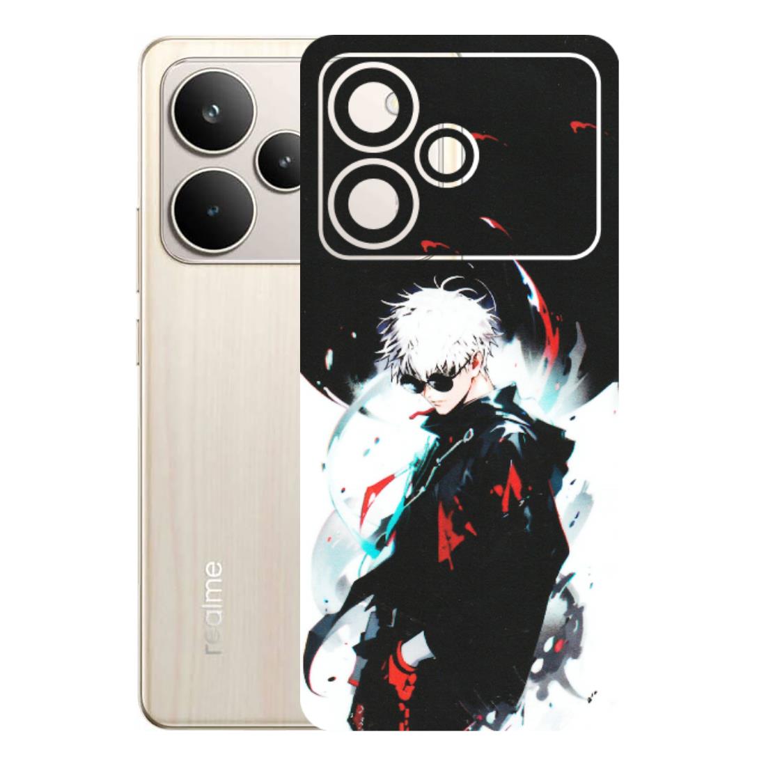 Realme Phone Skins (All Models) - Gojo Powerful Charater Kaisen Anime - Matte Finish (M-144) Realme P4 5G
