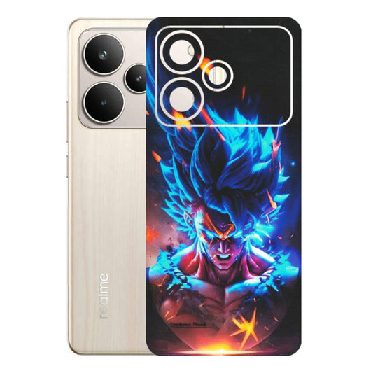 Realme Phone Skins (All Models) - Angry Goku Dragon Ball Anime - Matte Finish (M-150) Realme P4 5G