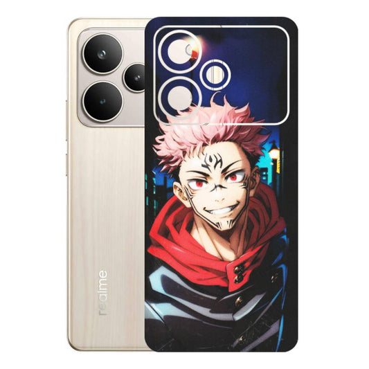 Realme Phone Skins (All Models) - Yuji Itadori Funny Face Anime - Matte Finish (M-152) Realme P4 5G