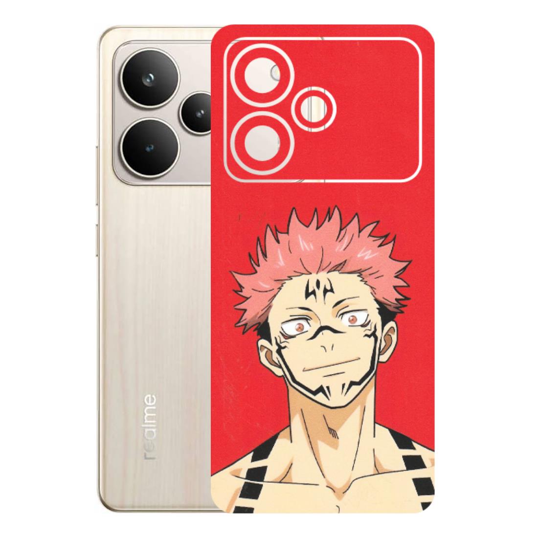 Realme Phone Skins (All Models) - Ryomen Sukuna Fun Anime - Matte Finish (M-153) Realme P4 5G