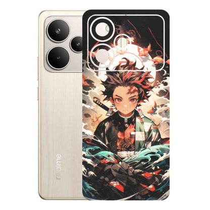 Realme Phone Skins (All Models) - Tanjiro Demon Slayer Anime - Matte Finish (M-158) Realme P4 5G