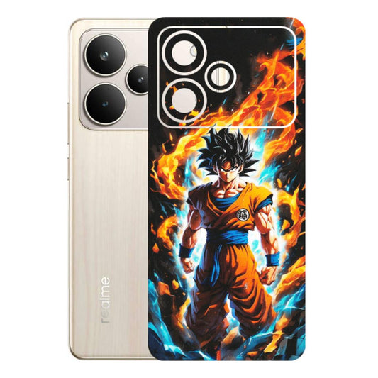 Realme Phone Skins (All Models) - Goku Transformation Anime - Matte Finish (M-159) Realme P4 5G