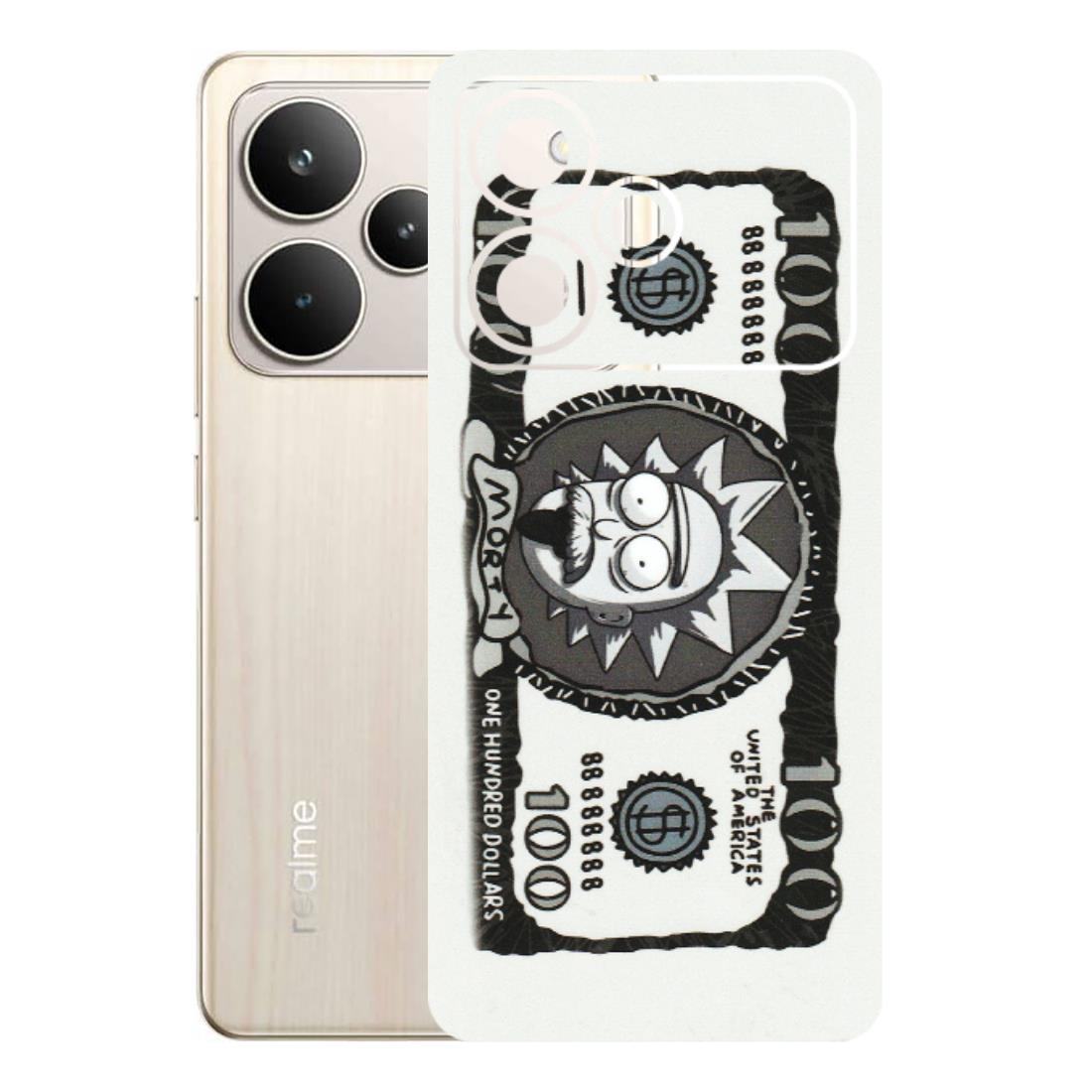 Realme Phone Skins (All Models) - Rick And Morty Hundred Dollar Anime - Matte Finish (M-161) Realme P4 5G
