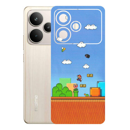 Realme Phone Skins (All Models) - Mario Game Scene - Matte Finish (M-24) Realme P4 5G