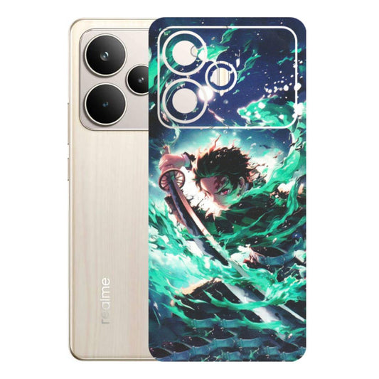 Realme Phone Skins (All Models) - Sword Fighter Anime - Matte Finish (M-29) Realme P4 5G