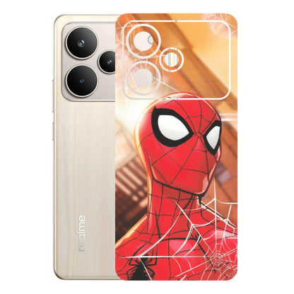 Realme Phone Skins (All Models) - Spiderman Face New - Matte Finish (M-41) Realme P4 5G