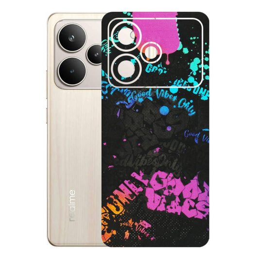 Realme Phone Skins (All Models) - Majestic Black Vibes - Matte Finish (M-62) Realme P4 5G