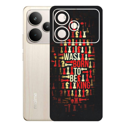 Realme Phone Skins (All Models) - Born To Be King - Matte Finish (M-73) Realme P4 5G