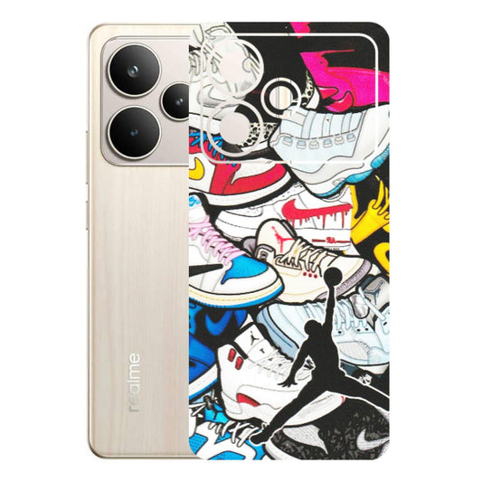 Realme Phone Skins (All Models) - Jordan Sneakers Fan - Matte Finish (M-80) Realme P4 5G