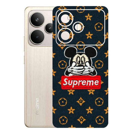 Realme Phone Skins (All Models) - Mickey Supreme - Matte Finish (M-83) Realme P4 5G