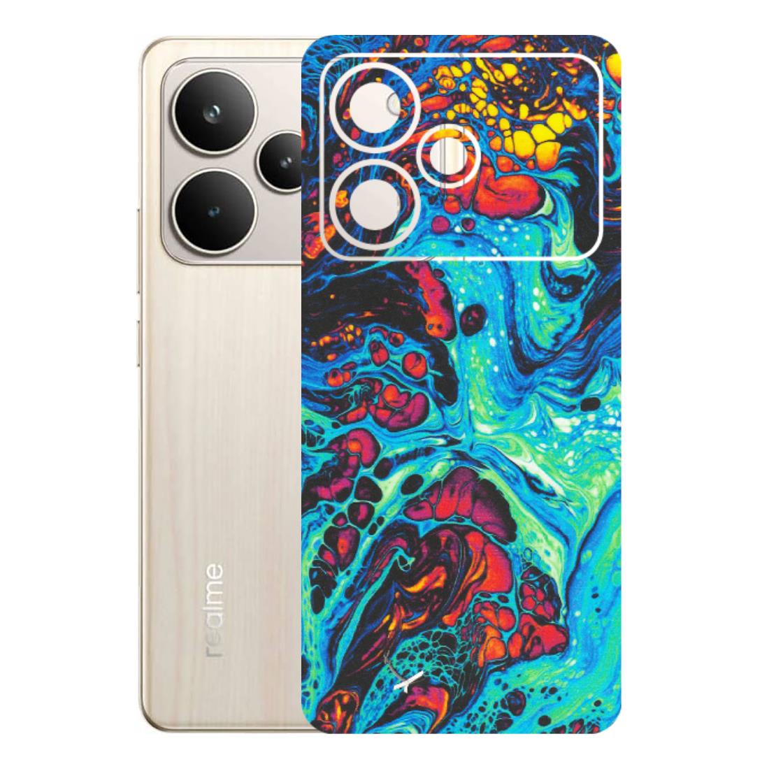 Realme Phone Skins (All Models) - Majestic Galactic Marbel - Matte Finish (M-85) Realme P4 5G