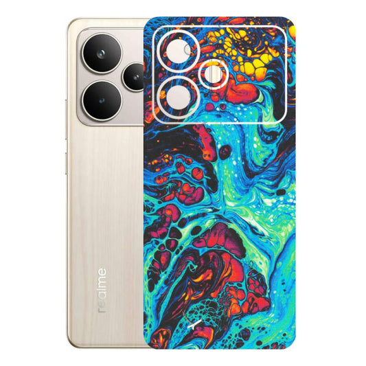 Realme Phone Skins (All Models) - Majestic Galactic Marbel - Matte Finish (M-85) Realme P4 5G