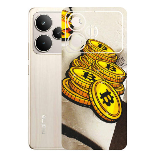Realme Phone Skins (All Models) - Billionaire Bitcoin Collection - Matte Finish (M-92) Realme P4 5G