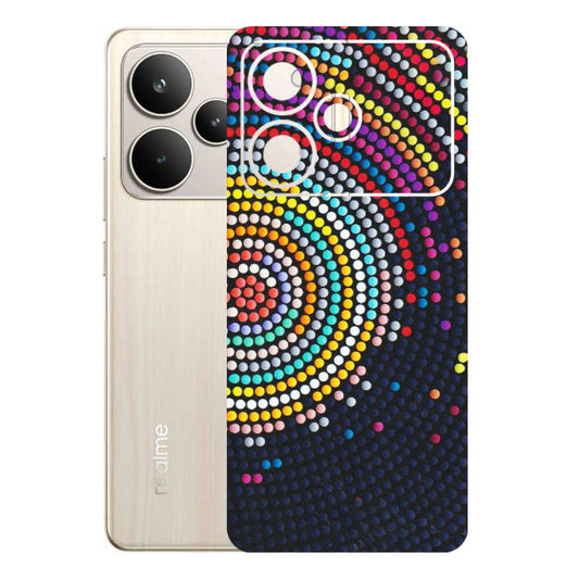 Realme Phone Skins (All Models) - Rainbow Dot Mandala - Matte Finish (M-97) Realme P4 5G