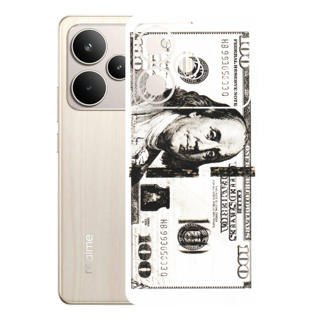 Realme Phone Skins (All Models) - 100 Dollar Currency - Transparent Finish (T-01) Realme P4 5G