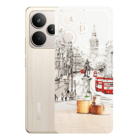 Realme Phone Skins (All Models) - London Street - Transparent Finish (T-02) Realme P4 5G