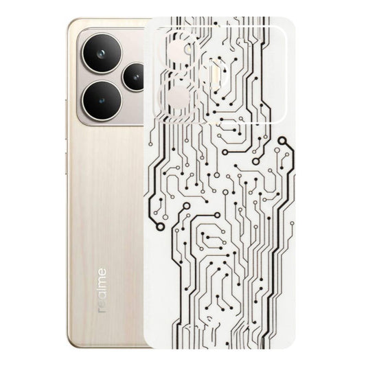 Realme Phone Skins (All Models) - Tech Circuits - Transparent Finish (T-03) Realme P4 5G