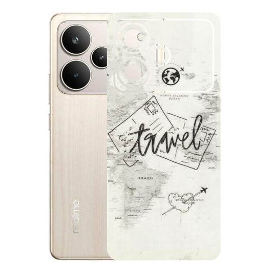 Realme Phone Skins (All Models) - Travel Ticket - Transparent Finish (T-06) Realme P4 5G