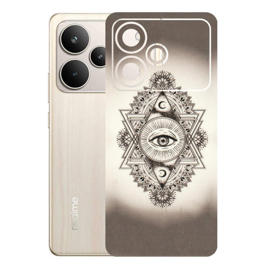 Realme Phone Skins (All Models) - Illuminati Great Eye - Transparent Finish (T-14) Realme P4 5G