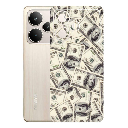 Realme Phone Skins (All Models) - Dollar Lover - Transparent Finish (T-17) Realme P4 5G