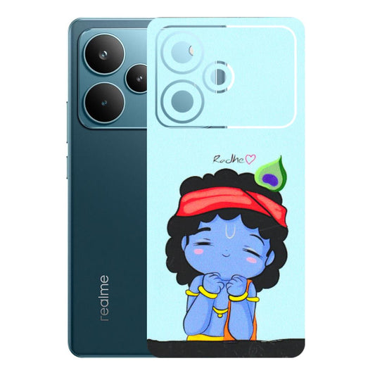 Realme Phone Skins (All Models) - Radhe Radhe Cute Toon - 3D Embossed Finish (L-05) Realme P4 Pro 5G