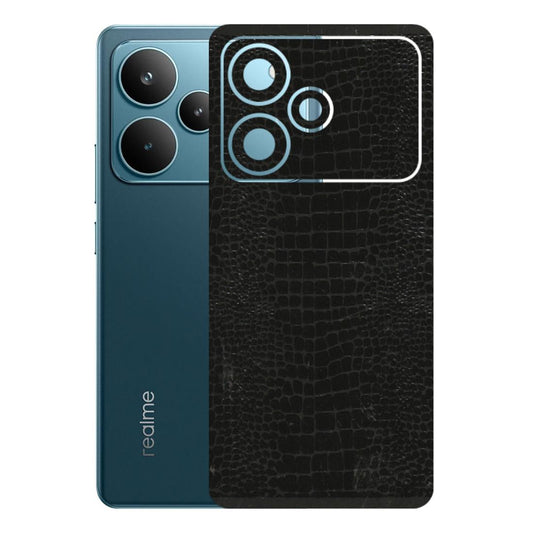 Realme Phone Skins (All Models) - Snake Leather Black - 3D Embossed Finish (L-107) Realme P4 Pro 5G