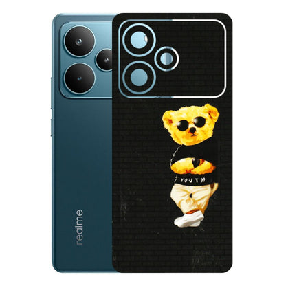 Realme Phone Skins (All Models) - Classy Teddy Bear - 3D Embossed Finish (L-116) Realme P4 Pro 5G