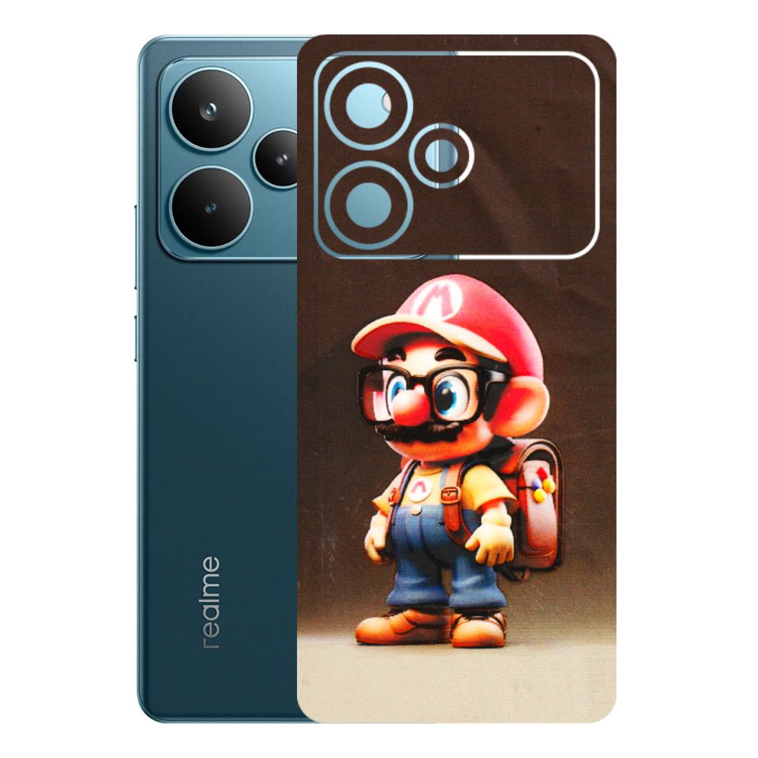 Realme Phone Skins (All Models) - Little Mario - 3D Embossed Finish (L-119) Realme P4 Pro 5G