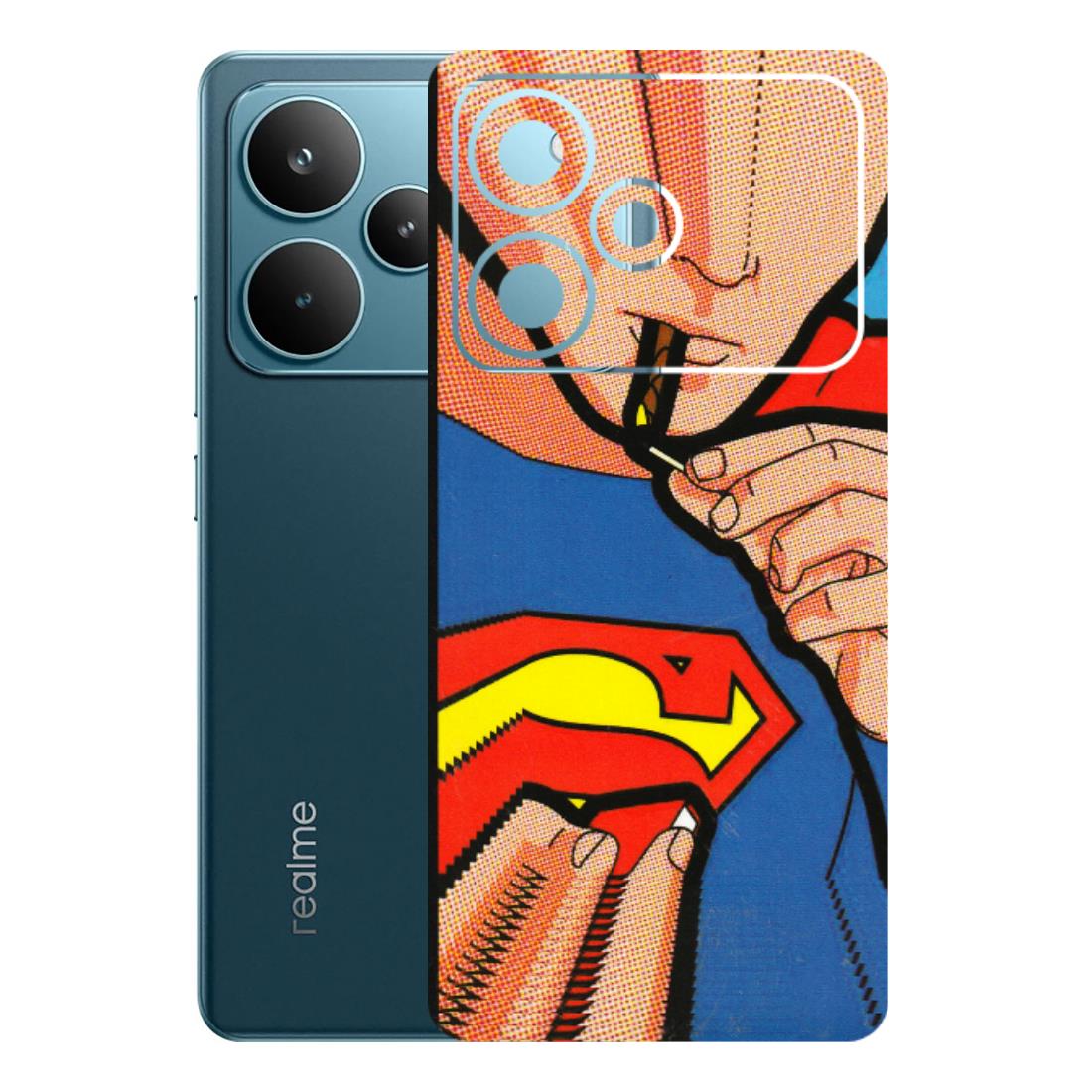 Realme Phone Skins (All Models) - Superman Sutta - 3D Embossed Finish (L-130) Realme P4 Pro 5G