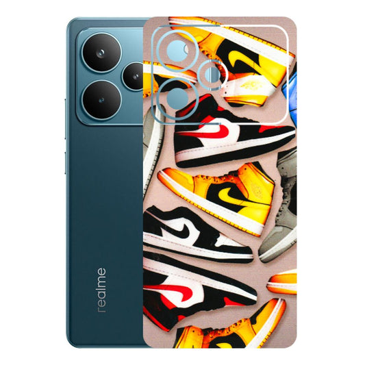 Realme Phone Skins (All Models) - Sneaker Lover - 3D Embossed Finish (L-135) Realme P4 Pro 5G