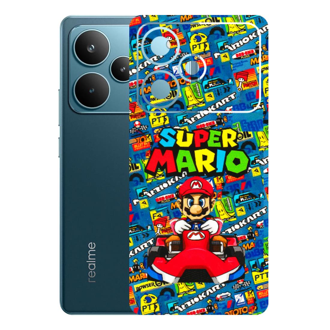 Realme Phone Skins (All Models) - Super Mario Kart - 3D Embossed Finish (L-140) Realme P4 Pro 5G