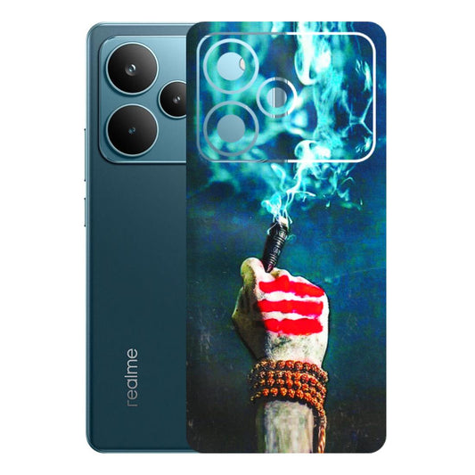 Realme Phone Skins (All Models) - Mahadev Bhakt - 3D Embossed Finish (L-146) Realme P4 Pro 5G
