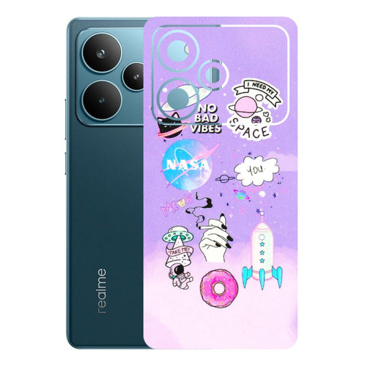 Realme Phone Skins (All Models) - I Need My Nasa   Skin - 3D Embossed Finish (L-149) Realme P4 Pro 5G