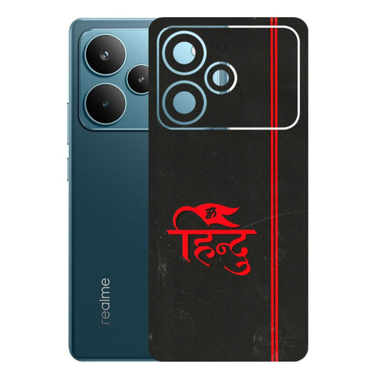 Realme Phone Skins (All Models) - Hindu Black - 3D Embossed Finish (L-153) Realme P4 Pro 5G