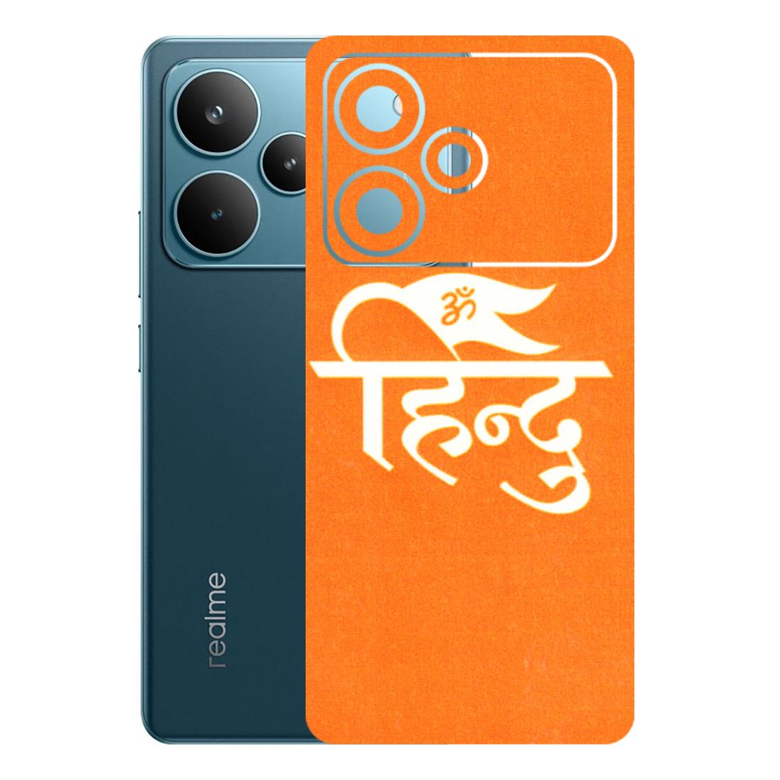 Realme Phone Skins (All Models) - Hindu Kesari - 3D Embossed Finish (L-154) Realme P4 Pro 5G