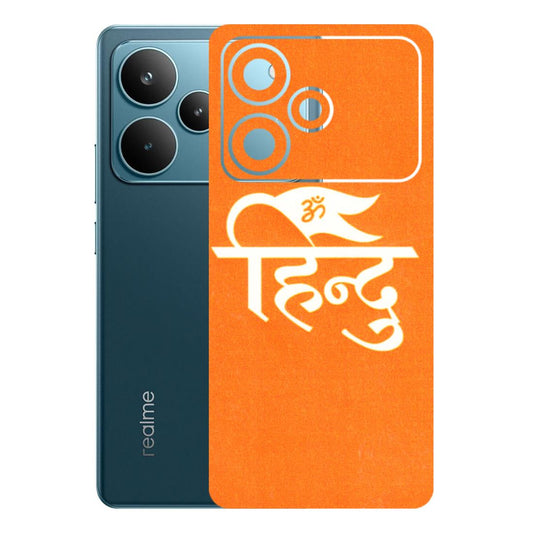 Realme Phone Skins (All Models) - Hindu Kesari - 3D Embossed Finish (L-154) Realme P4 Pro 5G