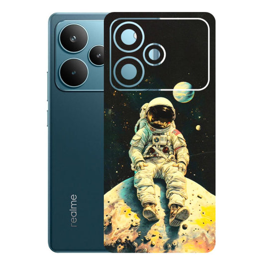 Realme Phone Skins (All Models) - Astronaut in Space - 3D Embossed Finish (L-16) Realme P4 Pro 5G