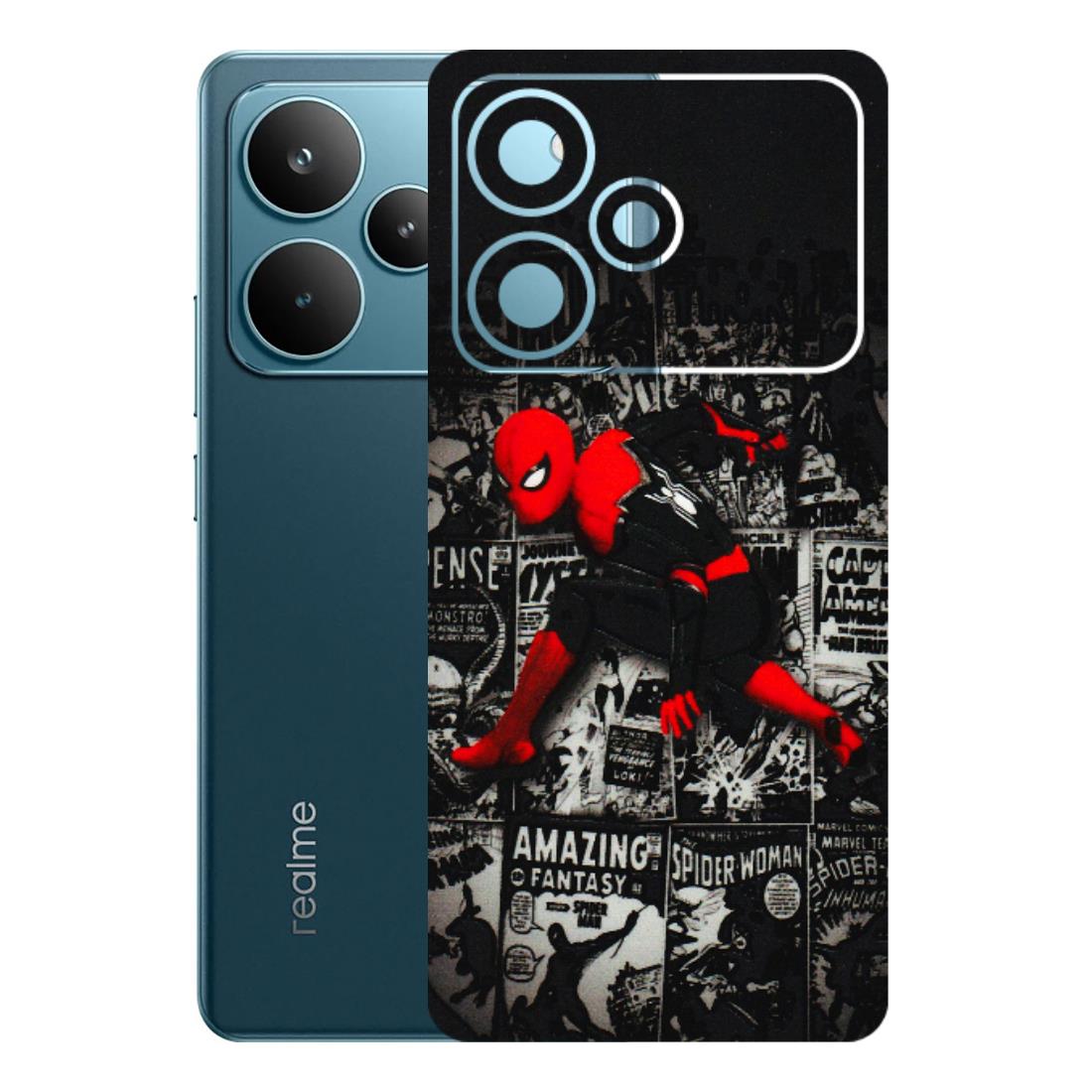 Realme Phone Skins (All Models) - SpiderMan New - 3D Embossed Finish (L-162) Realme P4 Pro 5G