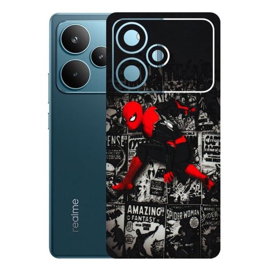 Realme Phone Skins (All Models) - SpiderMan New - 3D Embossed Finish (L-162) Realme P4 Pro 5G