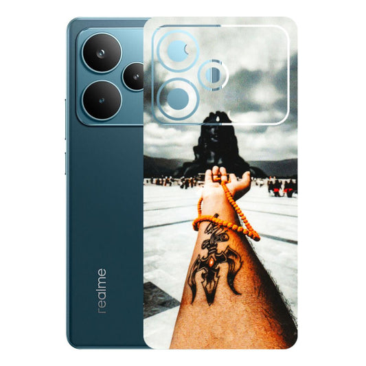Realme Phone Skins (All Models) - Jai Adiyogi Mahakaal - 3D Embossed Finish (L-164) Realme P4 Pro 5G