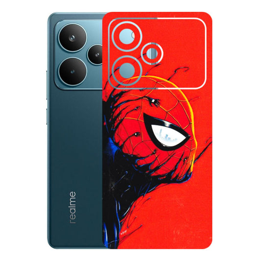Realme Phone Skins (All Models) - Spiderman Face Venom - 3D Embossed Finish (L-165) Realme P4 Pro 5G
