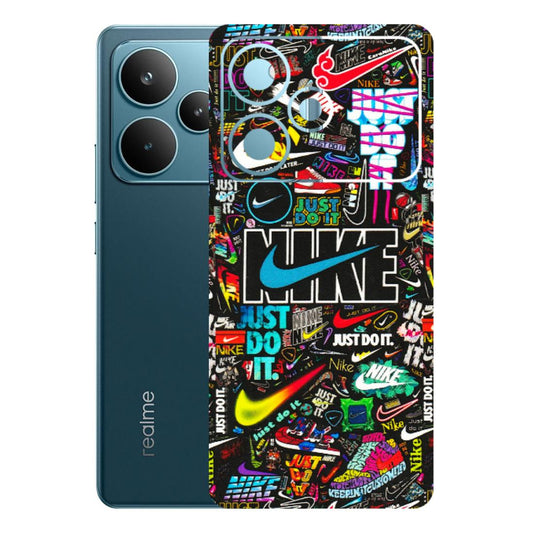 Realme Phone Skins (All Models) - Just Do It Doodles - 3D Embossed Finish (L-166) Realme P4 Pro 5G