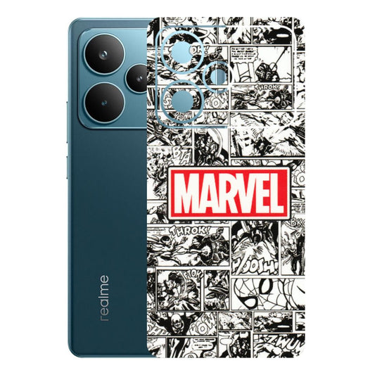 Realme Phone Skins (All Models) - Marvel Comic - 3D Embossed Finish (L-171) Realme P4 Pro 5G