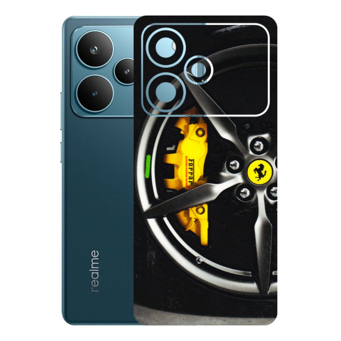 Realme Phone Skins (All Models) - Ferrari Wheel Alloy - 3D Embossed Finish (L-173) Realme P4 Pro 5G