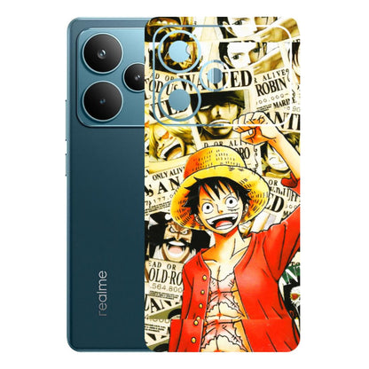 Realme Phone Skins (All Models) - Luffy Anime - 3D Embossed Finish (L-177) Realme P4 Pro 5G