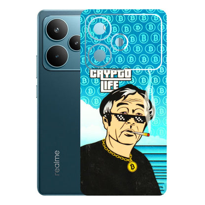 Realme Phone Skins (All Models) - Crypto Thug Life - 3D Embossed Finish (L-179) Realme P4 Pro 5G