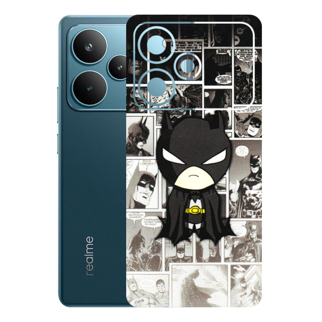 Realme Phone Skins (All Models) - Toon Batman - 3D Embossed Finish (L-182) Realme P4 Pro 5G