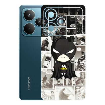 Realme Phone Skins (All Models) - Toon Batman - 3D Embossed Finish (L-182) Realme P4 Pro 5G